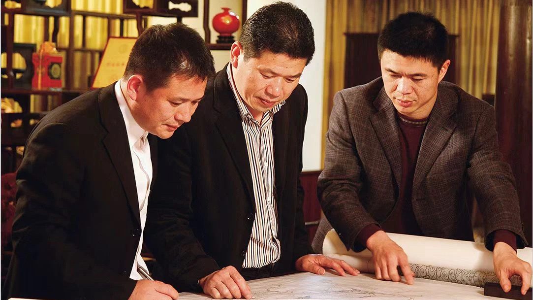 仙游三福家具:黄福华和他的两位兄弟黄福忠、黄福镇