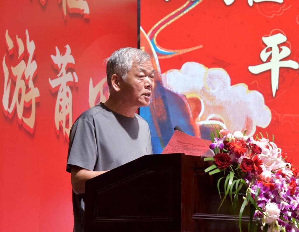 莆田市政协原秘书长、中华妈祖文化交流协会驻会干部黄玉明致辞